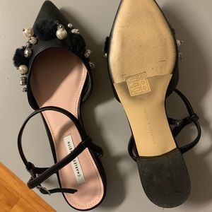 Charles Keith brand new black flat shoes! True fit